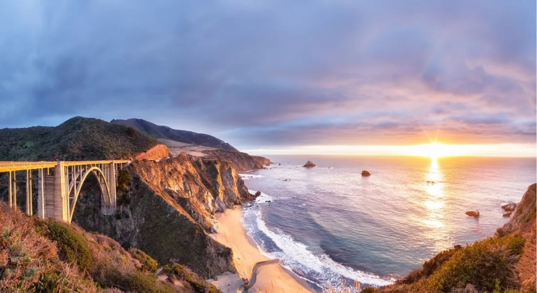 Bixby Creek Bridge en Big Sur, California